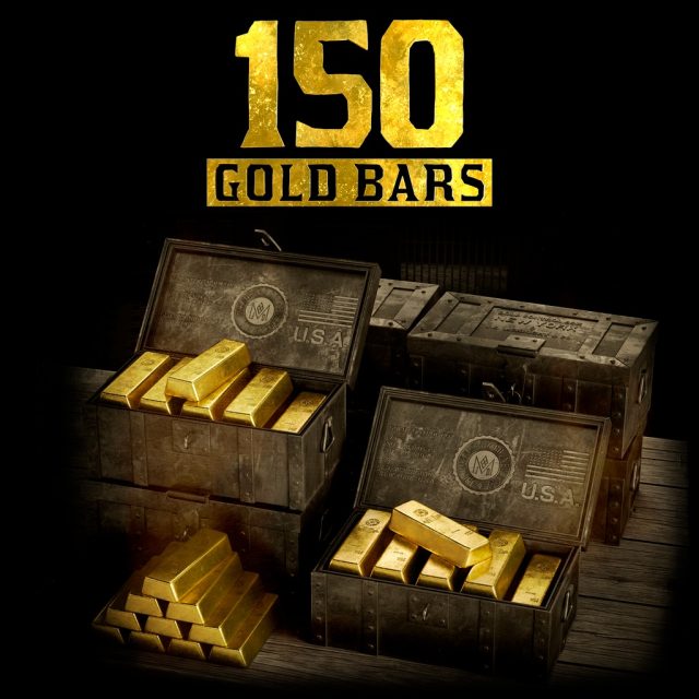 red dead online - 150 gold bars