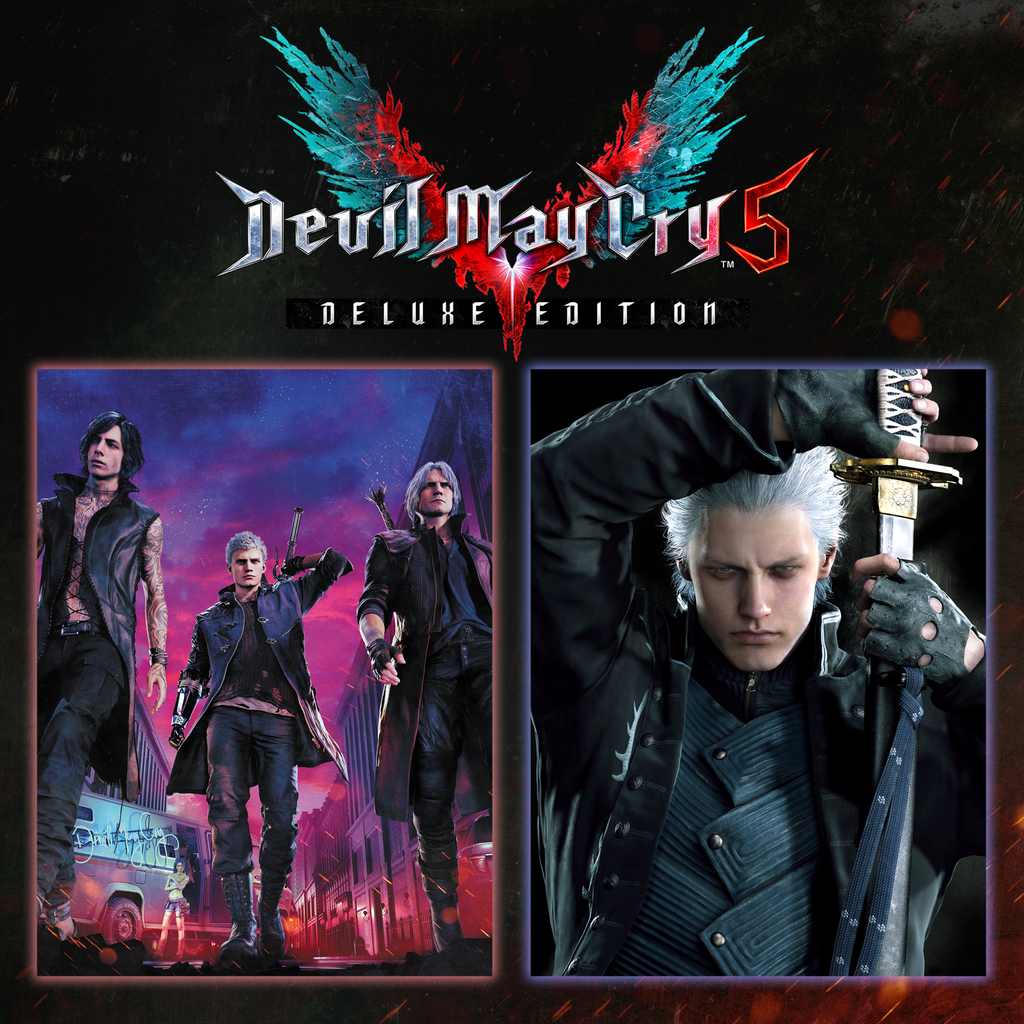 Devil May Cry 5 Deluxe + Vergil - PS4, PS5 - Цифровая версия