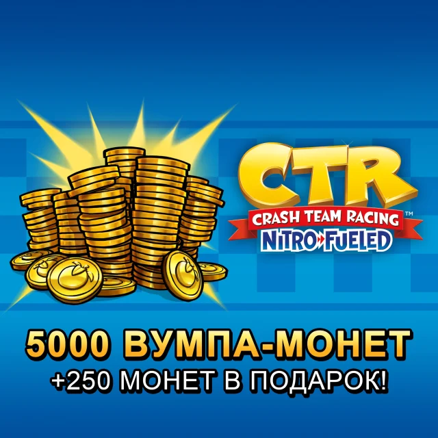 Crash™ Team Racing Nitro-Fueled - 5000 (+250) Mонет Wumpa