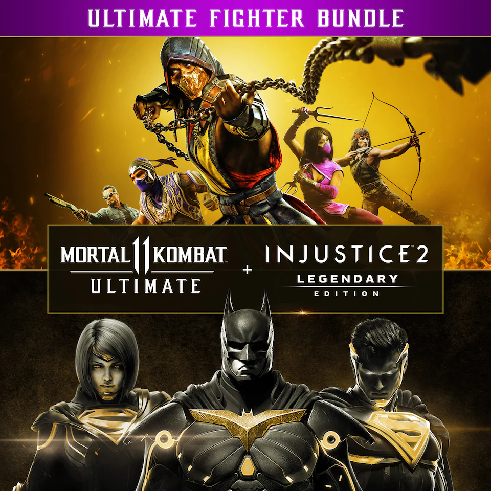 MK 11 Ultimate + Injustice 2 Leg. Edition Bundle - RUS - PS4, PS5