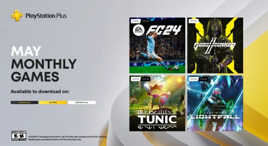 Ежемесячные игры PlayStation Plus за май: EA Sports FC 24, Ghostrunner 2, Tunic, Destiny 2: Lightfall
