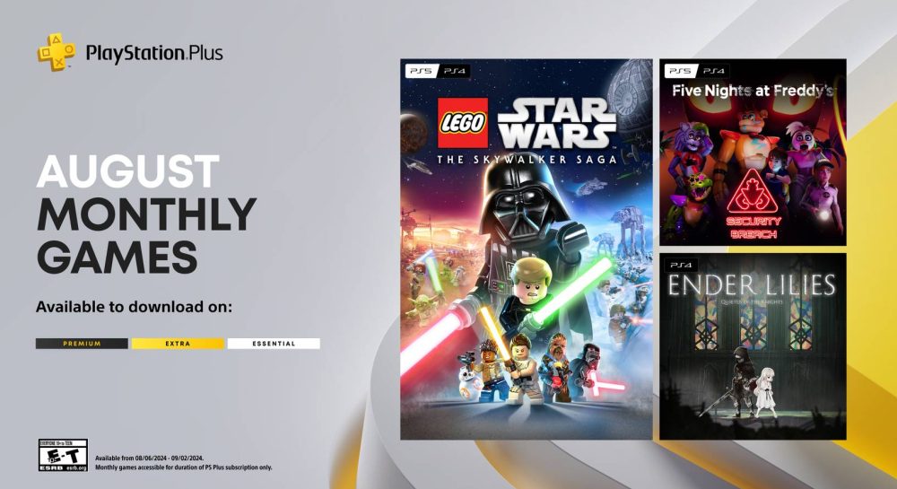 Ежемесячные игры PlayStation Plus за август 2024 года